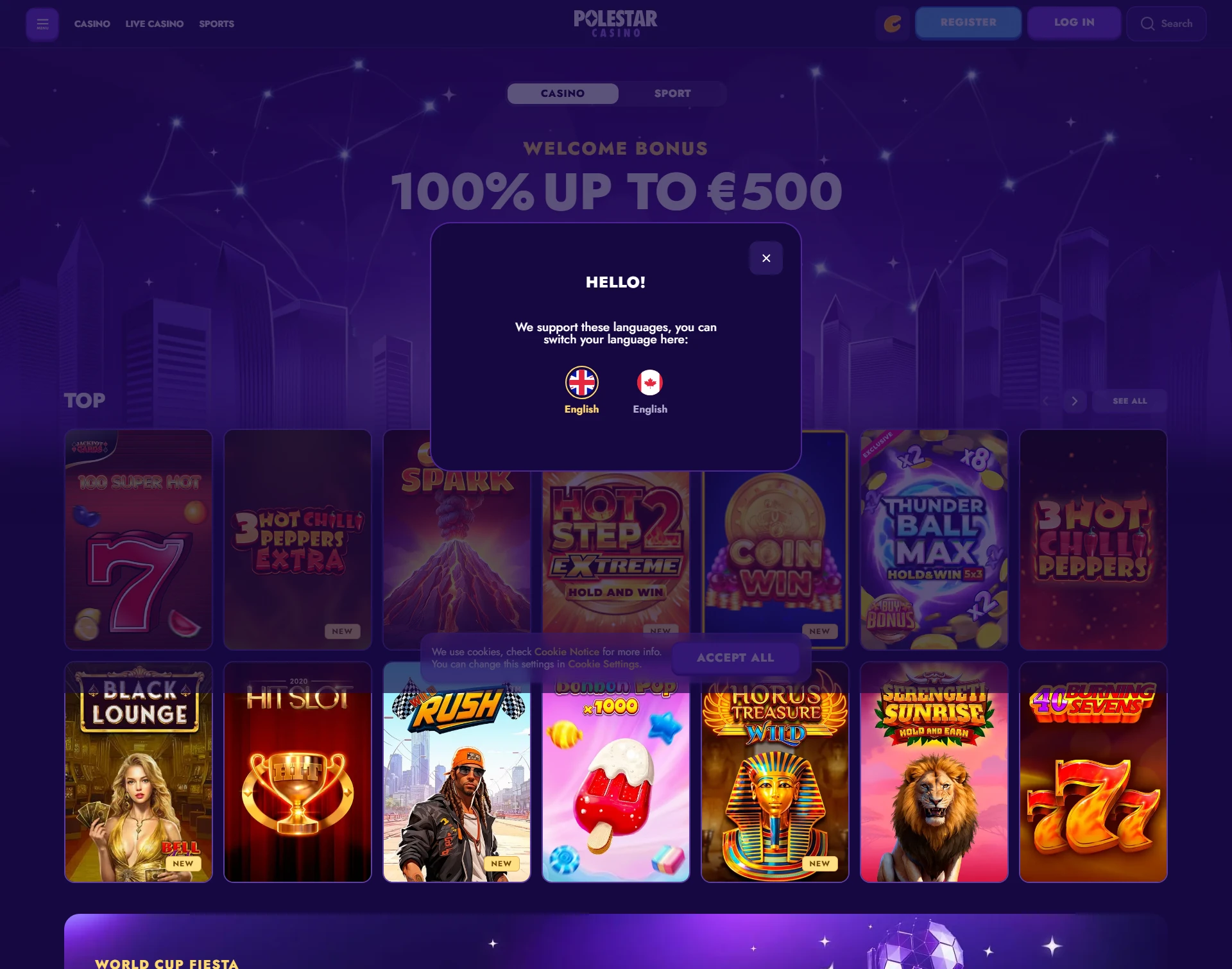 polestarcasino Casino virallinen etusivu